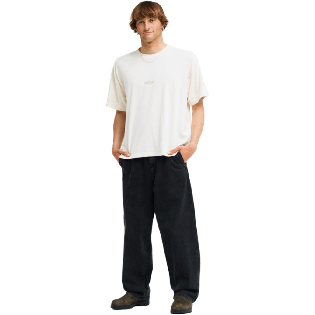 2026 Billabong Mens OG Wave Short Sleeve T-Shirt EBYKT00128 - Oatmeal